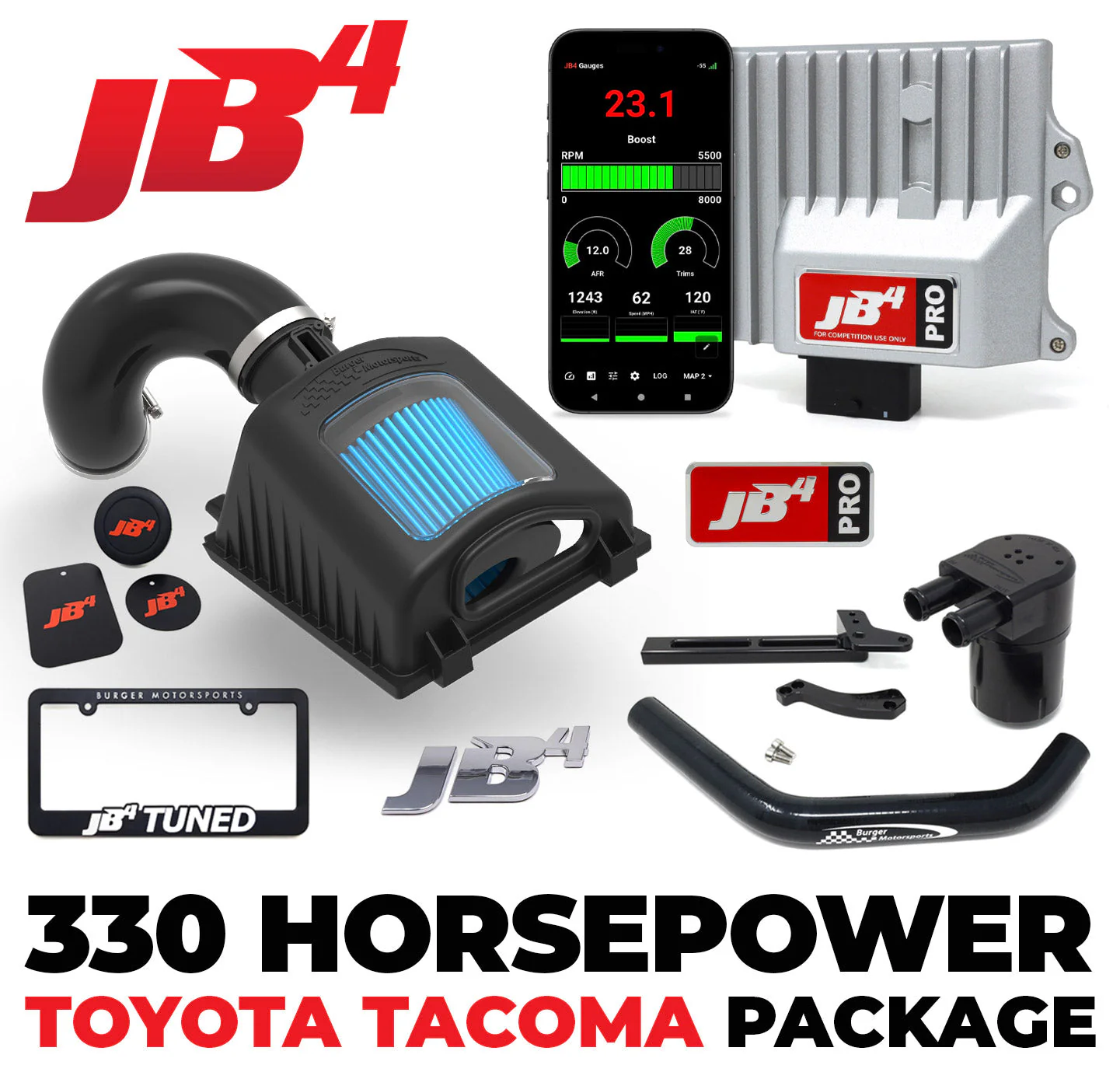 330 Horsepower 2024+ Toyota Tacoma & 2025+ 4Runner Package - Image 2
