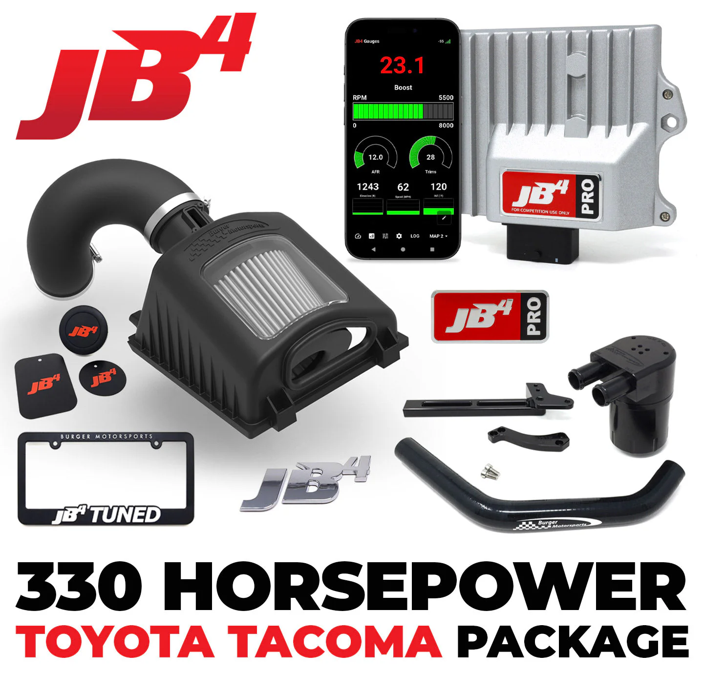 330 Horsepower 2024+ Toyota Tacoma & 2025+ 4Runner Package - Image 3