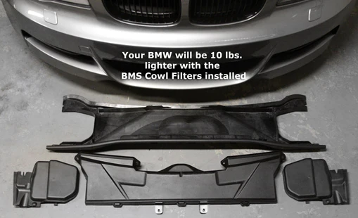 BMS Cowl Filters for BMW E9x E8x & X1 - Image 2
