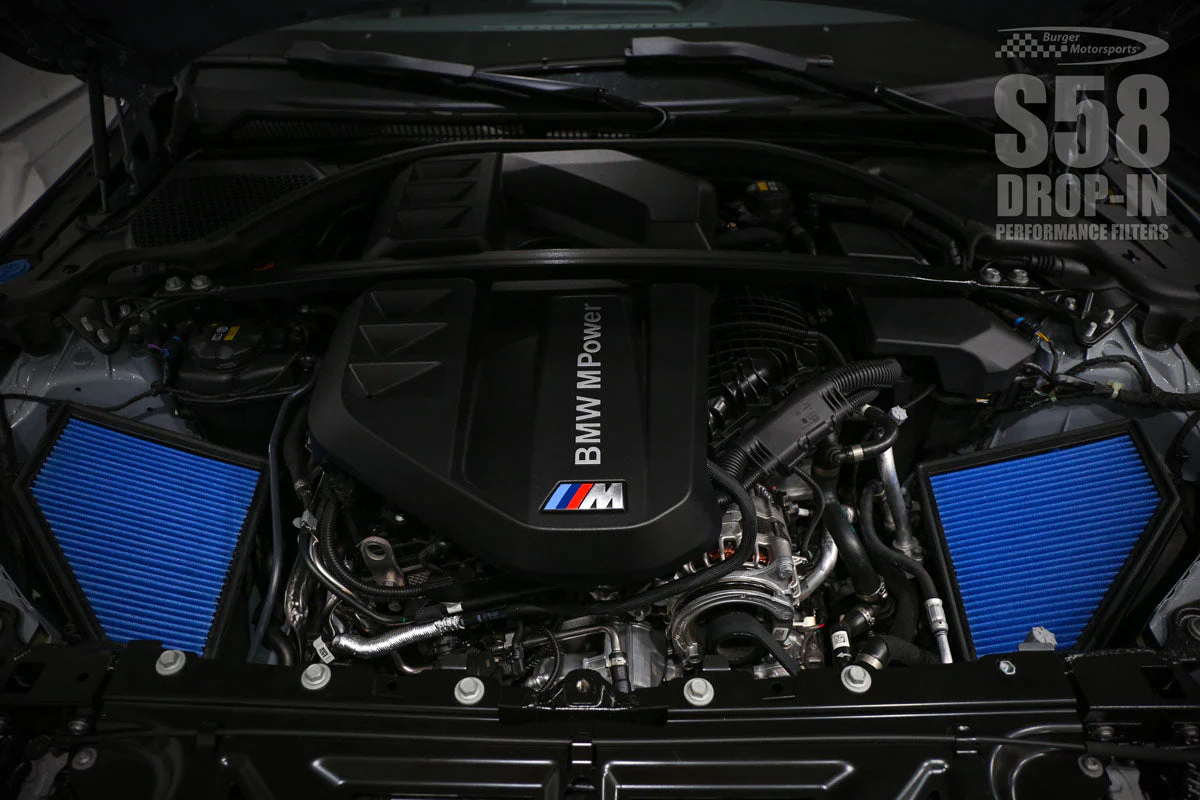 BMS Drop-In Performance Air Filters for S58 BMW G80 M3, G82 G83 M4, & 2023+ G87 M2 - Image 4