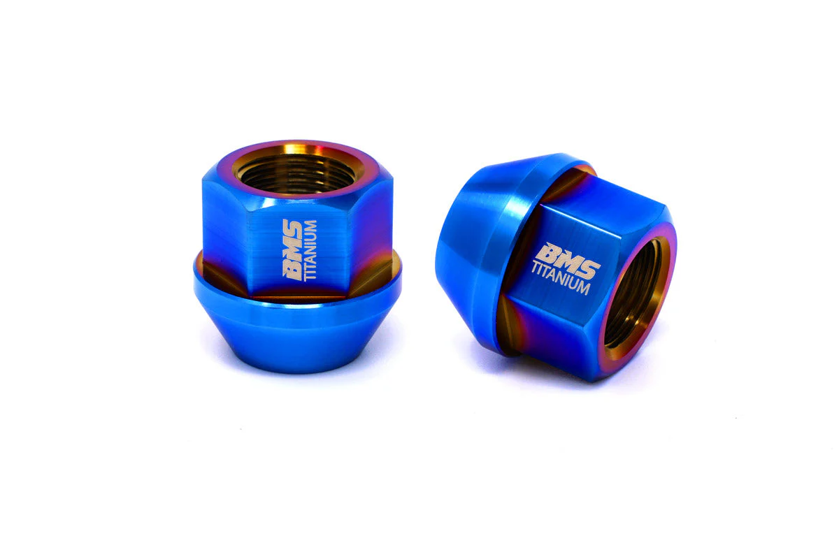BMS Elite Titanium Lug Nuts - M14x1.25 - Cone Seat - Set of 20 - Image 2
