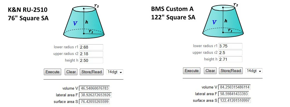BMS Silicone Single Turbo Filter for 4" Turbo Inlet - Image 9
