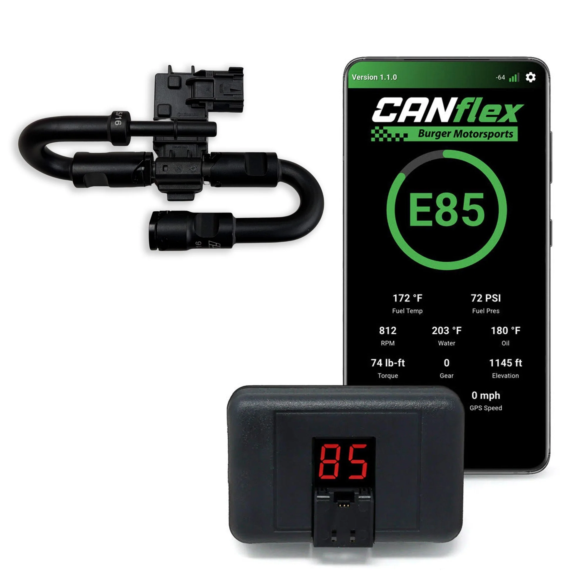 CANFlex Toyota Tacoma/4Runner/Land Cruiser 2.4L Turbo Flex Fuel Ethanol Content Sensor for E85 Fuel Monitoring