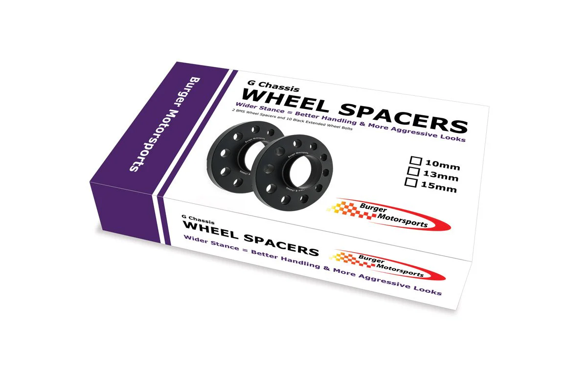 F, J, U, Chassis MINI Cooper Wheel Spacers by Burger Motorsports w/10 Bolts - Image 4