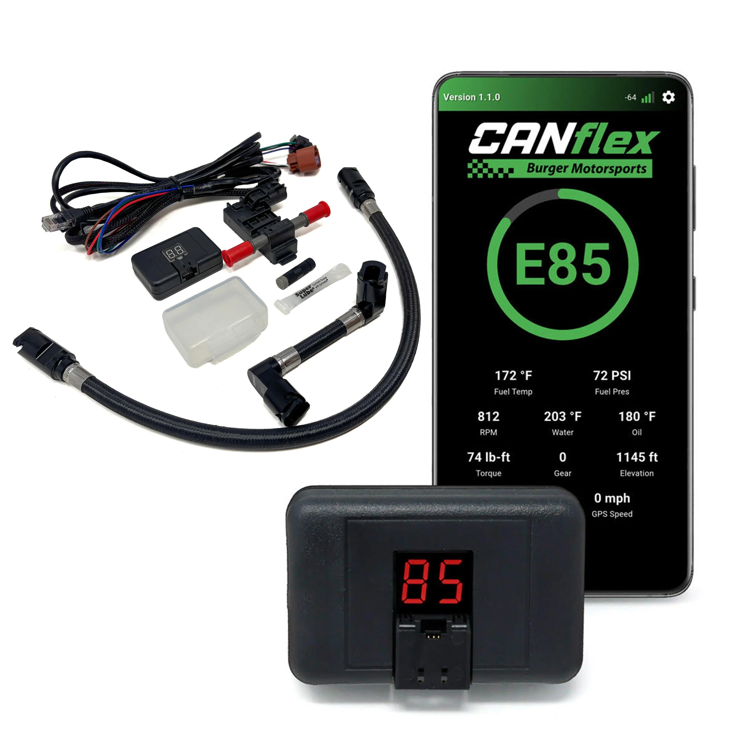 CANFlex S68 4.4L BMW X5 X6 X7 XM M5 & 7 Series Flex Fuel Ethanol Content Sensor for E85 Fuel Monitoring - Image 3