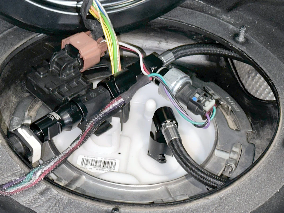 BMW F Chassis Rear Mount CANbus Flex Fuel & Low Fuel Pressure Sensor Kit for N20, N55, & S55 - Image 3