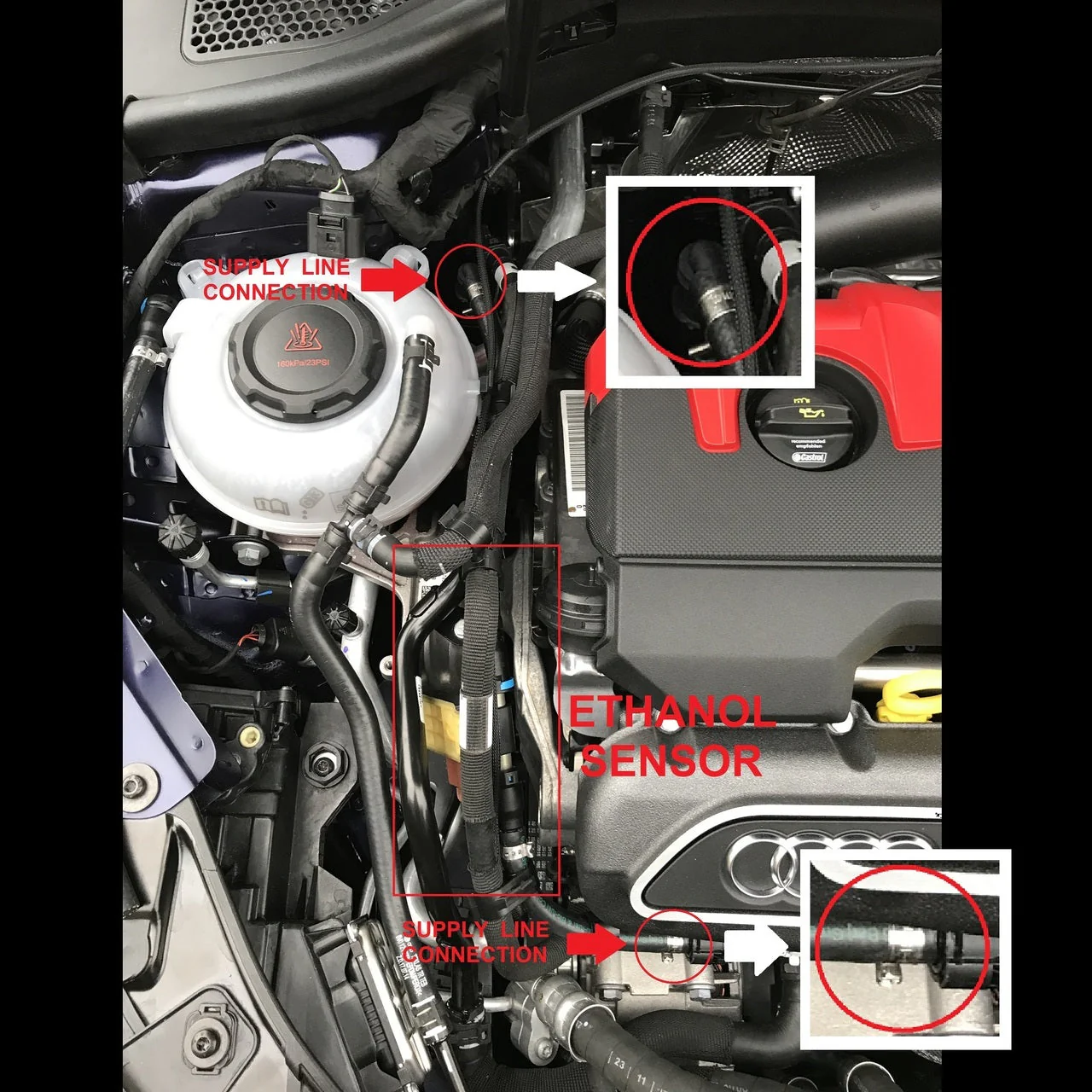 Fuel-It! Audi RS3 & TT RS 2.5T Flex Fuel Ethanol Content Sensor for E85 Fuel Monitoring - Image 4