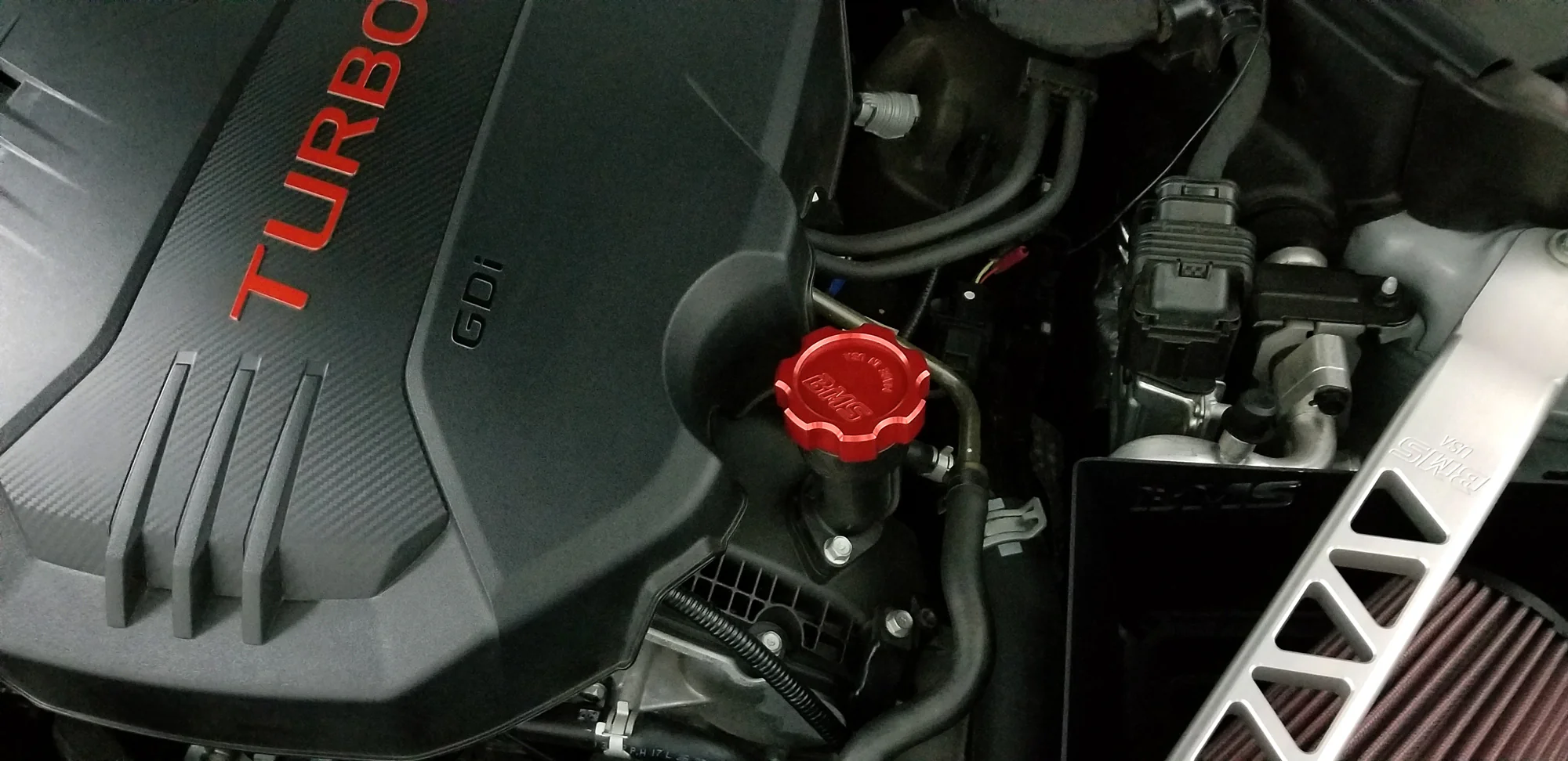 Honda/Acura/Kia/Hyundai/Genesis Billet Oil Filler Cap by BMS - Image 5