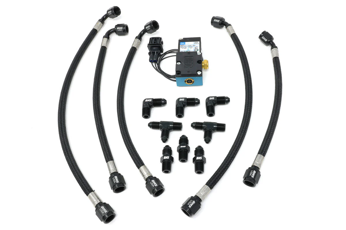 Steel Braided Hard Line Upgrade Kit for KLM Big Turbos - Image 6