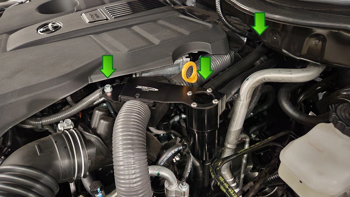 BMS Oil Catch Can for 2022+ Toyota Tundra 3.4L Twin Turbo - Image 4
