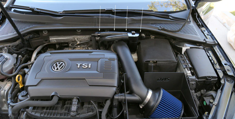 BMS Oil Catch Can Kit for VW/Audi MQB 2.0T - Image 5
